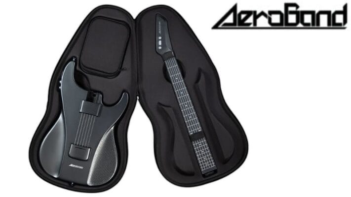 AeroBand pocket drumsticks, portable and innovative musical experience.