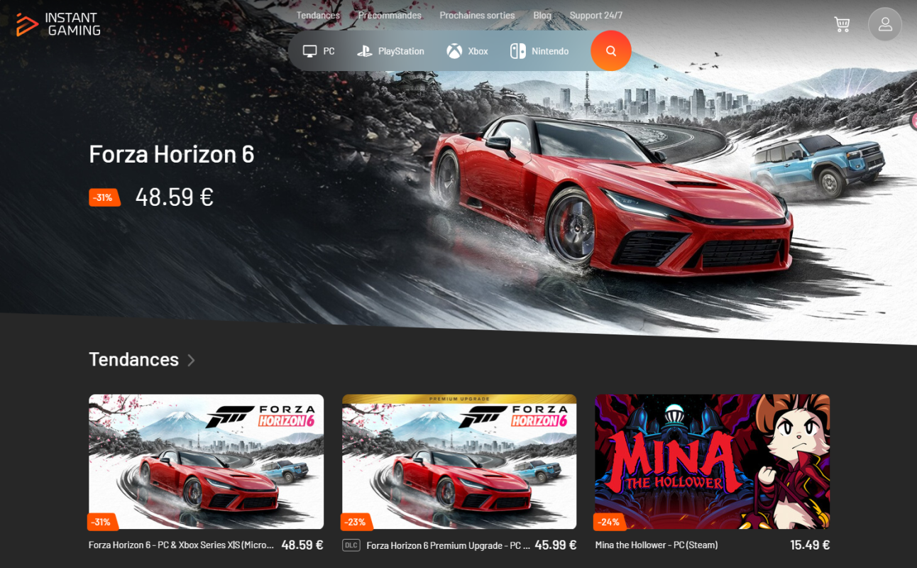 Instant Gaming review: comparing prices with other platforms