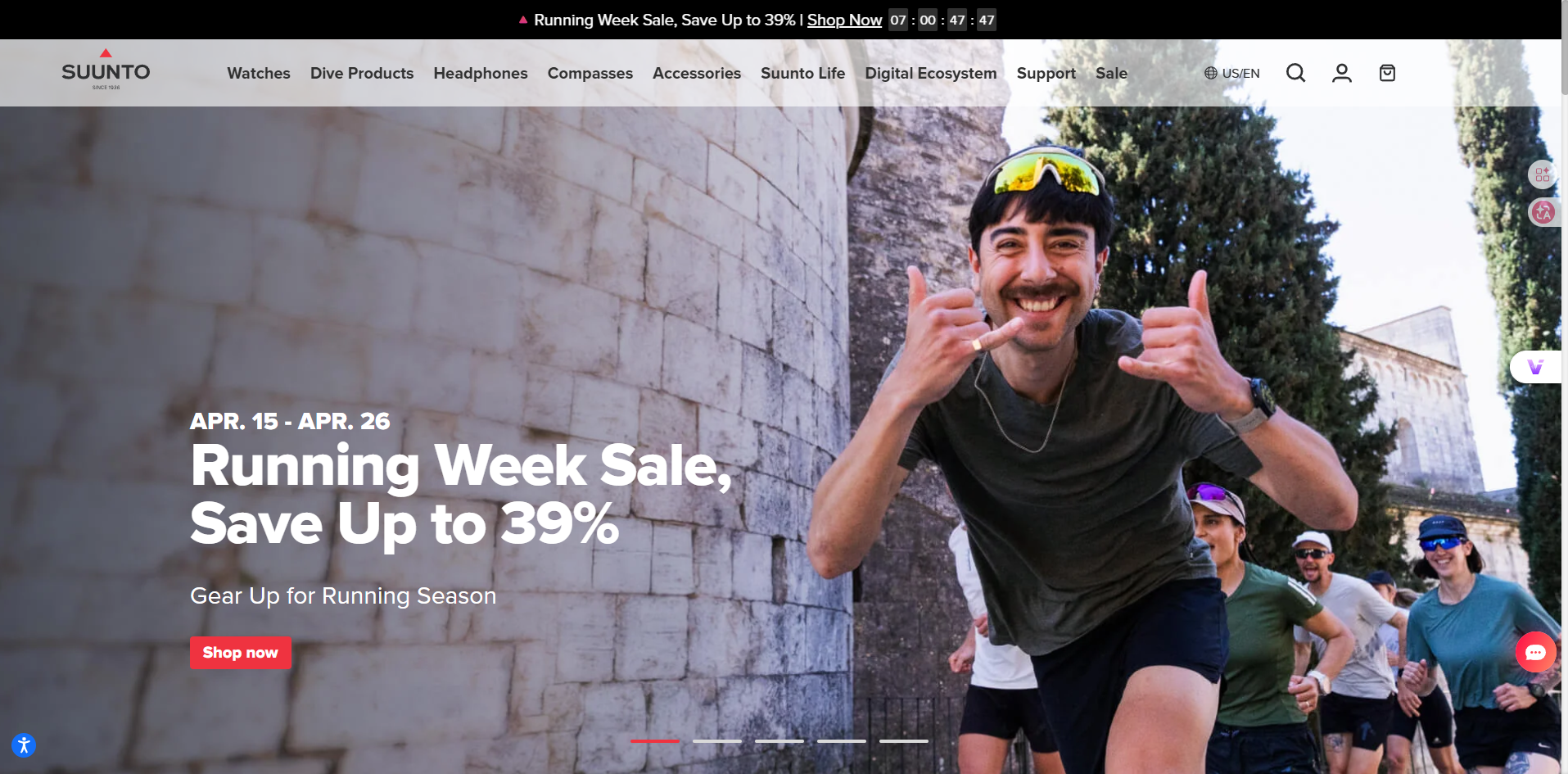 Suunto review showing GPS outdoor smartwatch for hiking and endurance sports