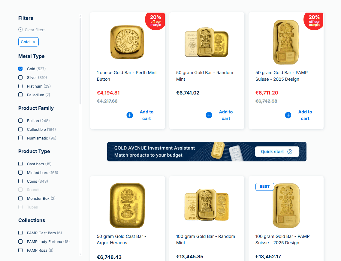 GOLD AVENUE review: secure gold bar storage
