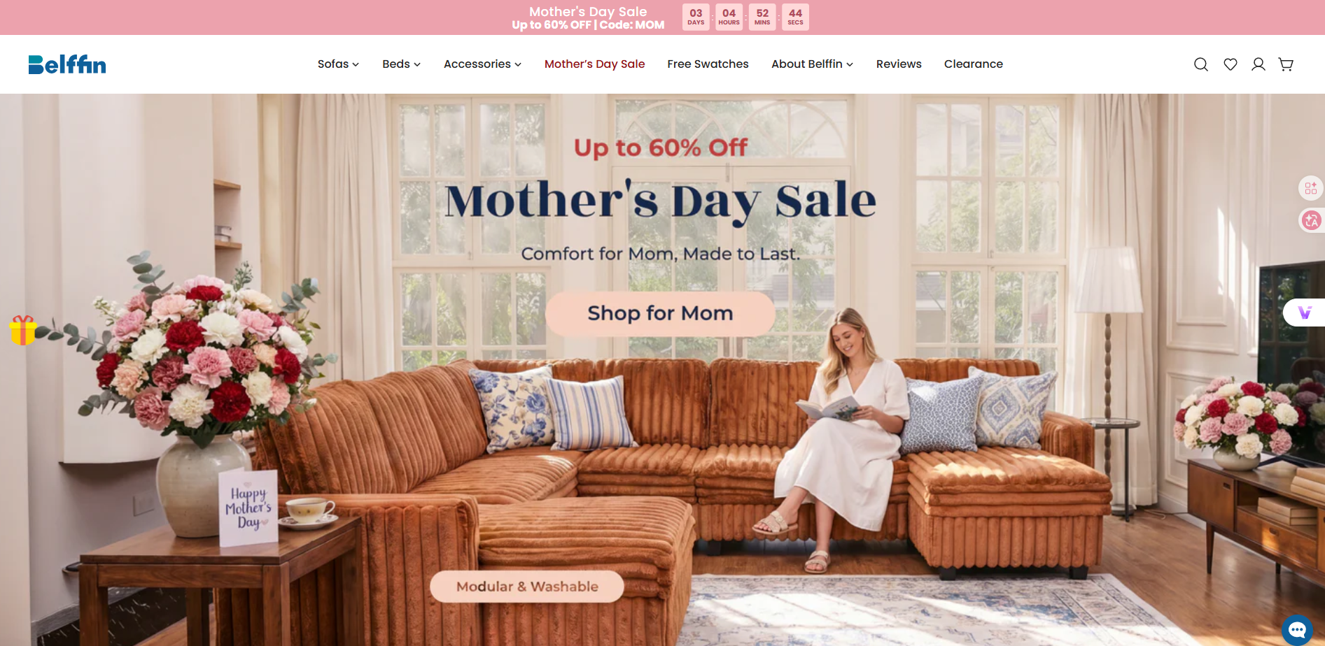 Belffin Furniture Review modular sofa with storage