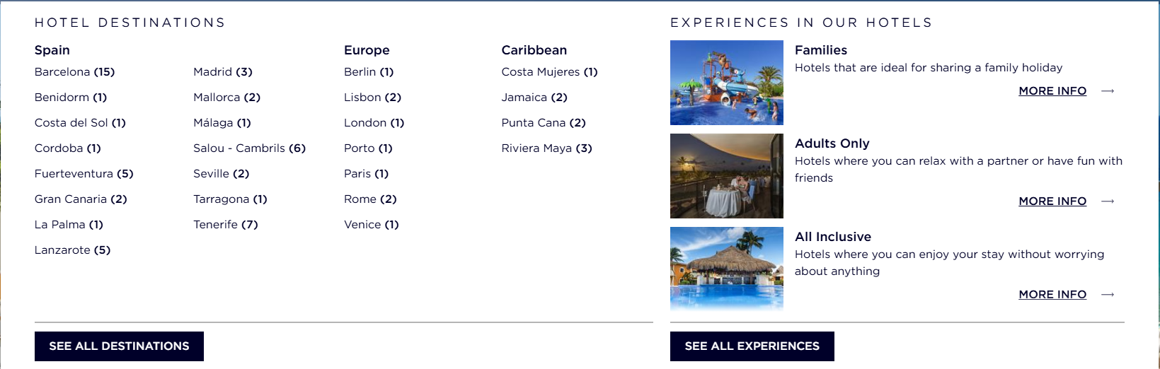 Spacious H10 Hotels room with ocean view, perfect for relaxation.
