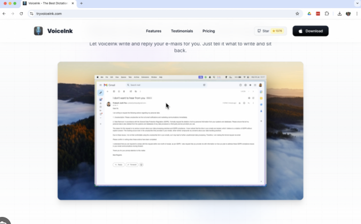 Voice typing on Mac for hands-free productivity.