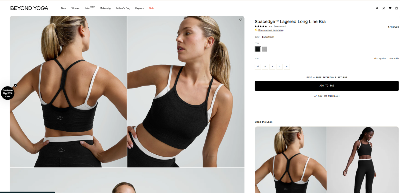 Beyond Yoga review: Stylish top, ideal for studio or street.