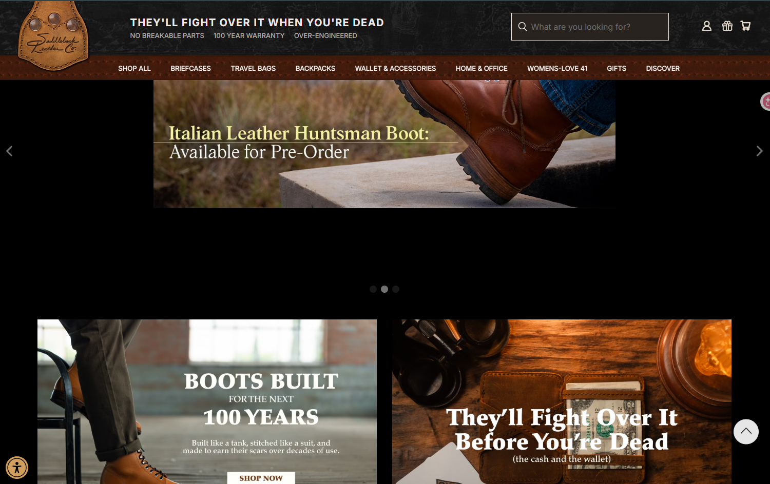 Saddleback Leather briefcase, full-grain leather, durable stitching, review.