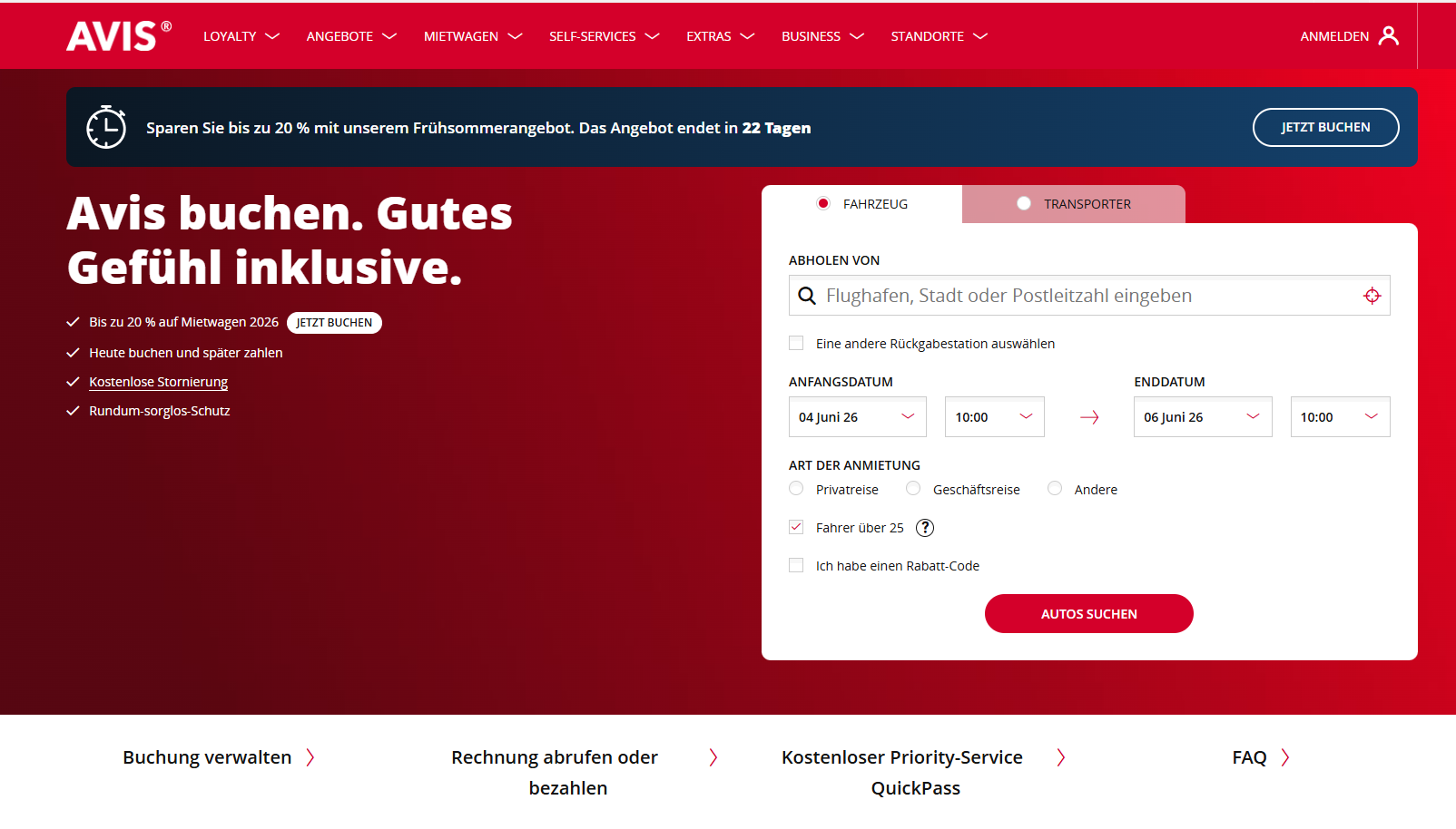 Avis Germany review 2026 car rental fleet