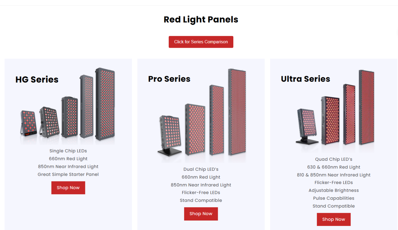Hooga red light therapy review - 3