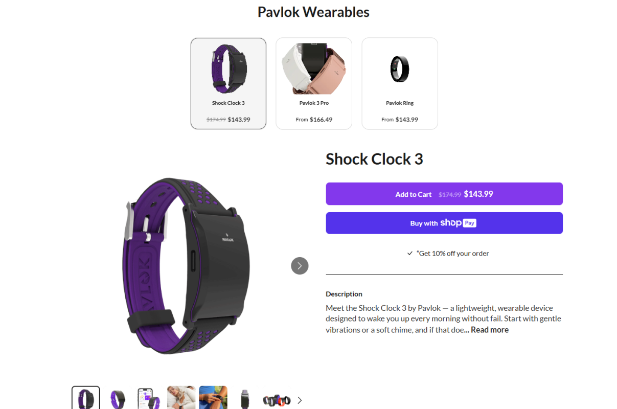 Pavlok Collective wristband and charger, product review
