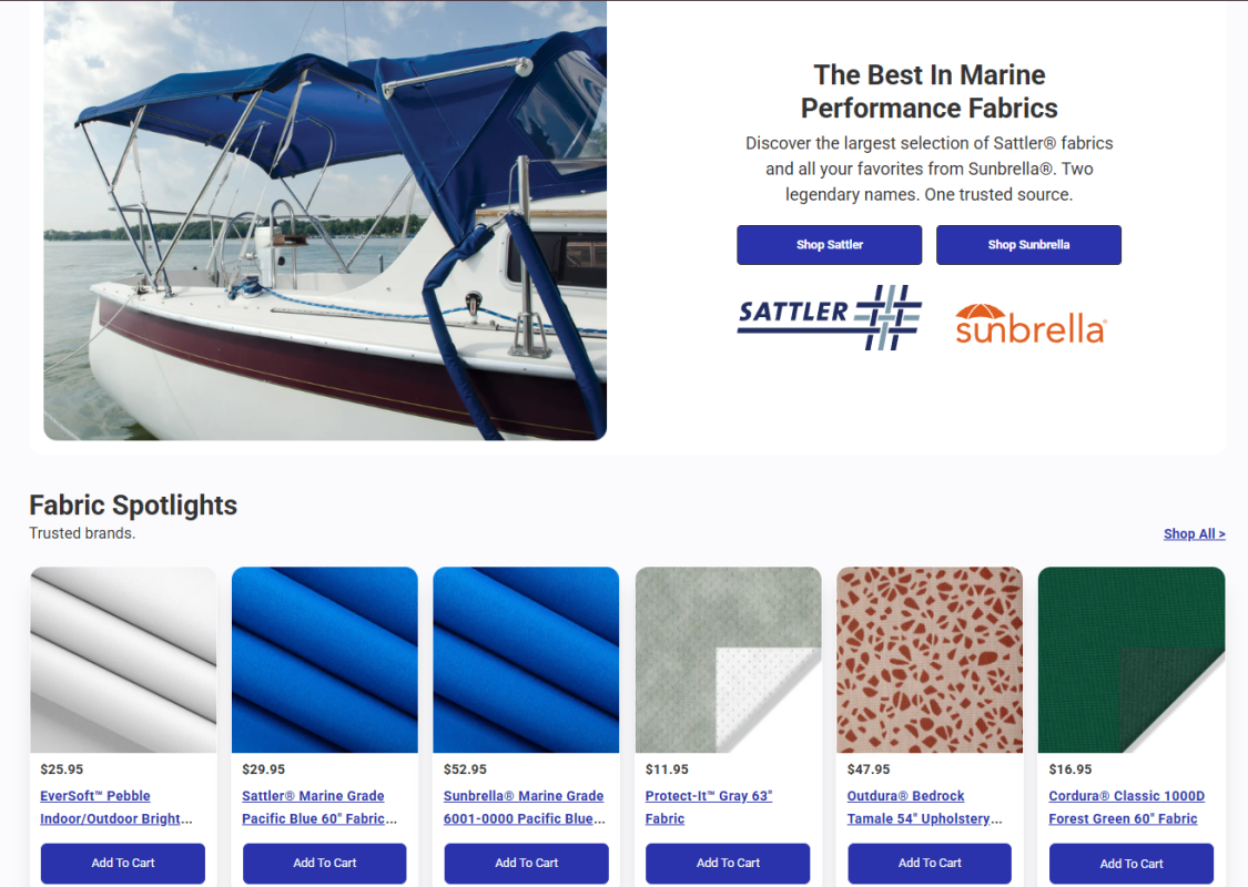 Sailrite accessories and tools, review for marine canvas.