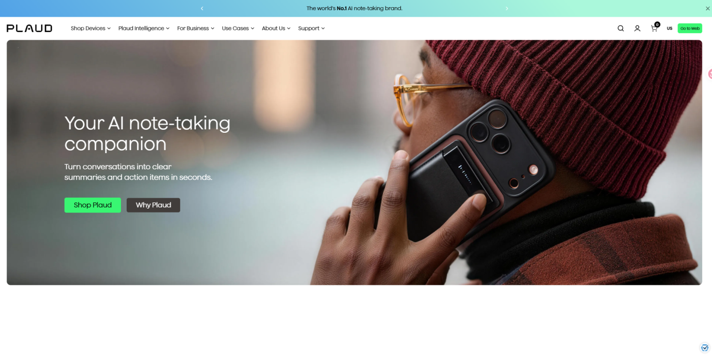 Plaud AI device, sleek design, in-depth review