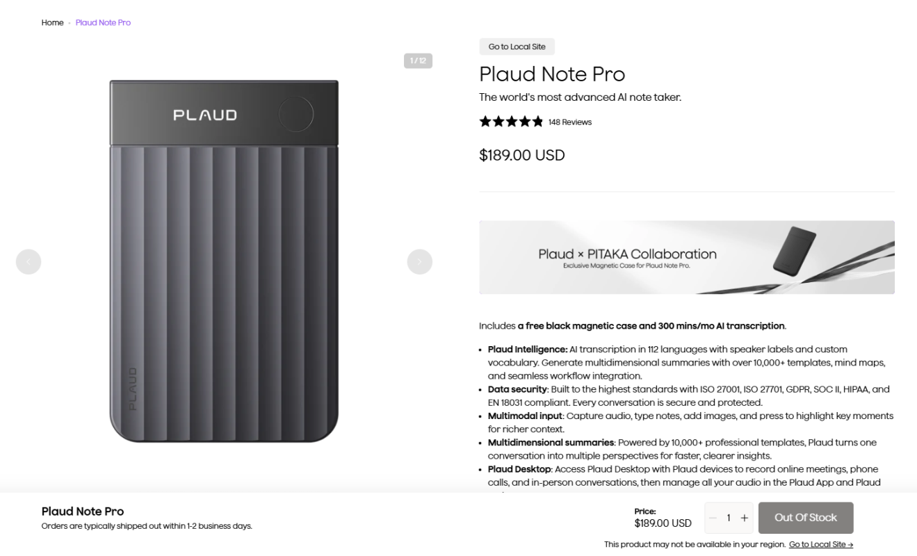 Comparison of Plaud AI to other transcription tools