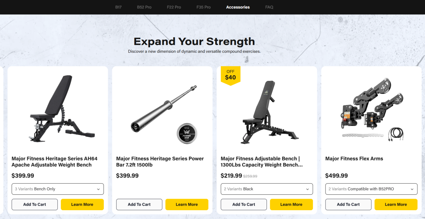 Reviewing Major Fitness adjustable weight bench.