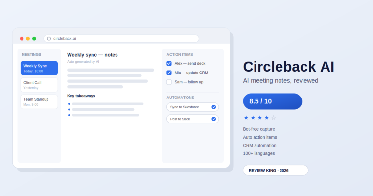 circleback ai review featured image Review King