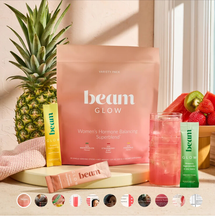 Beam Glow hormone balance and skin supplement blend