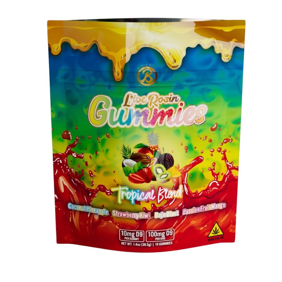 Live rosin gummies sold as a limited offer