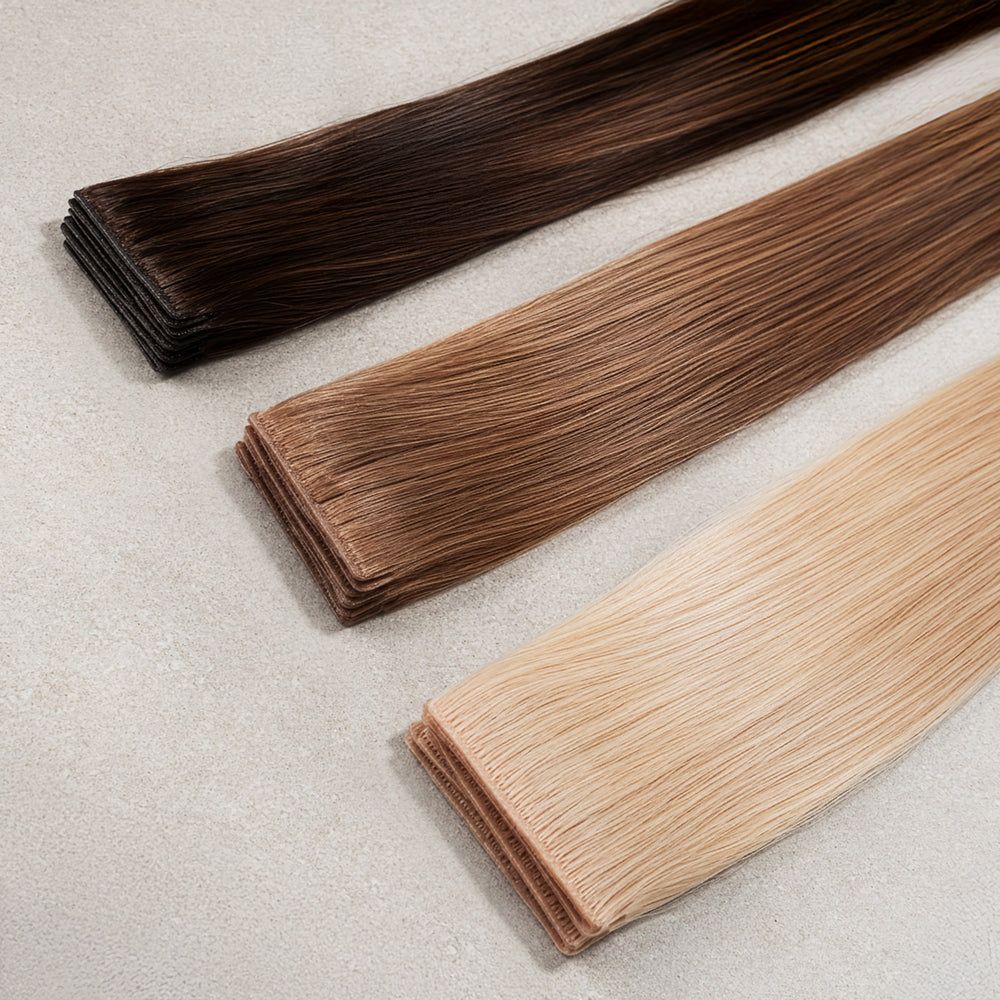 Shade range covering natural, balayage and ombre blends