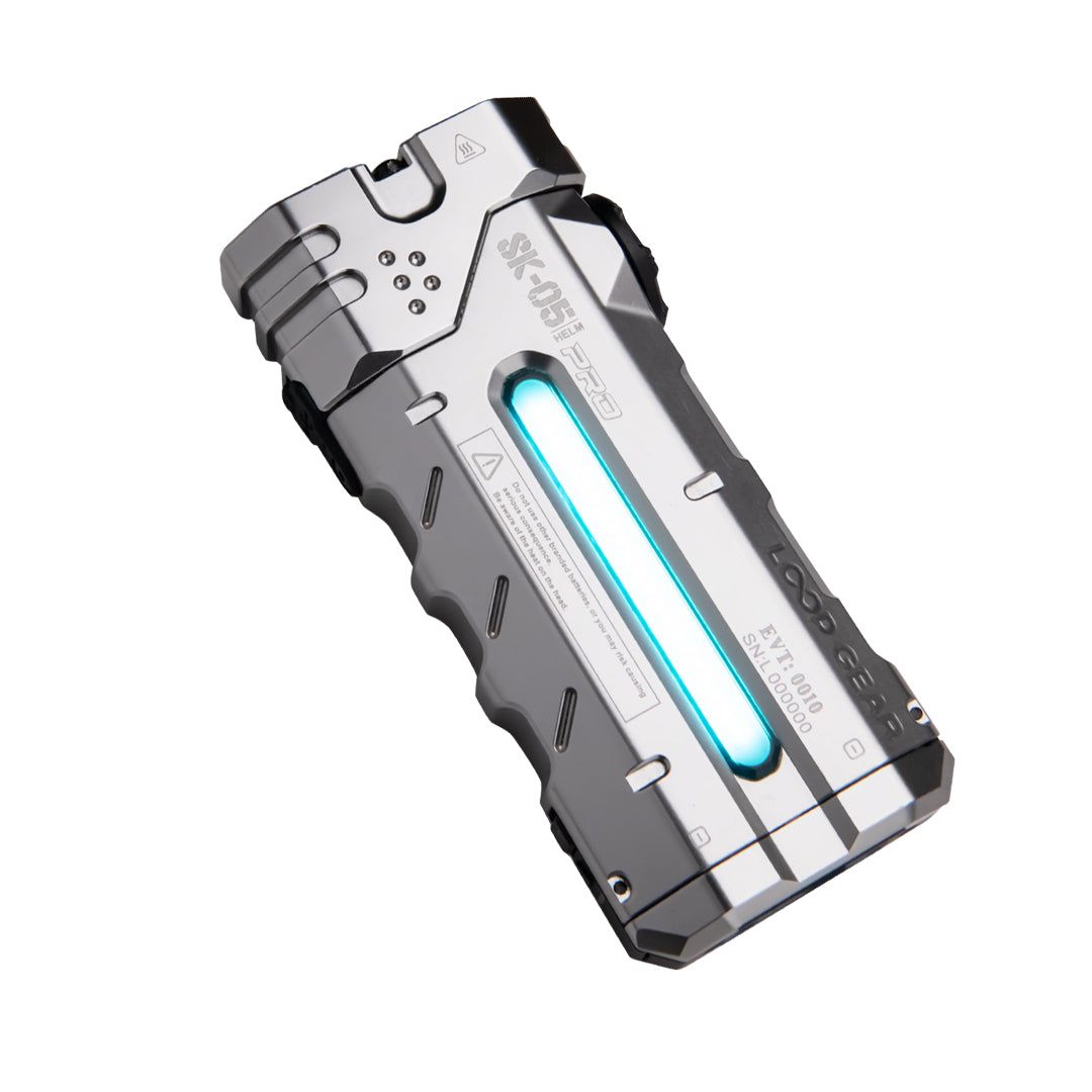Loop Gear SK05 Pro flat EDC flashlight shown from the front