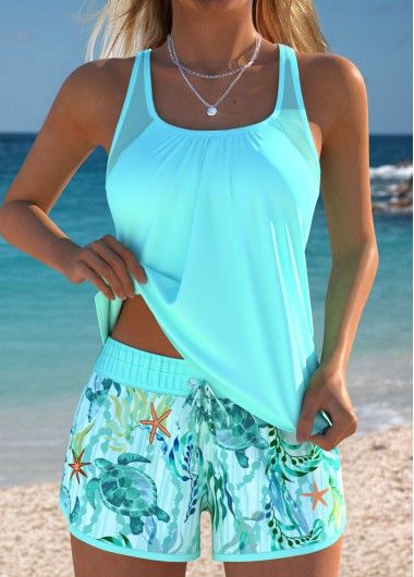 Modlily tankini swimwear designed for tummy coverage