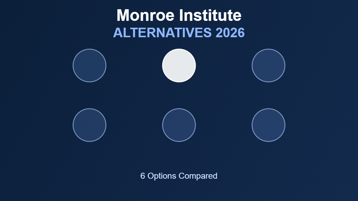 Monroe Institute alternatives 2026 comparison graphic