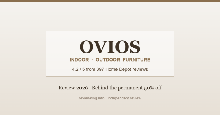 OVIOS Furniture Review 2026: Behind the Permanent 50% Off