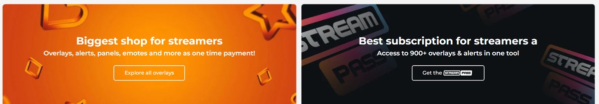 Buying OWN3D overlays once compared with the Stream Pass subscription